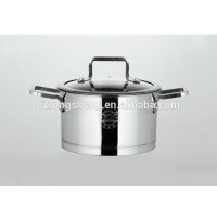 wholesale Stainless steel cooking and healing soup pot in cookware sets