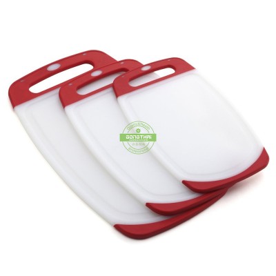 3 Piece Plastic Cutting Board Set