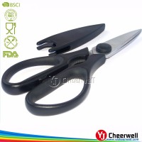 Kitchen Shears with Blade Cover, Stainless Steel Scissors for Herbs, Chicken, Meat & Vegetables